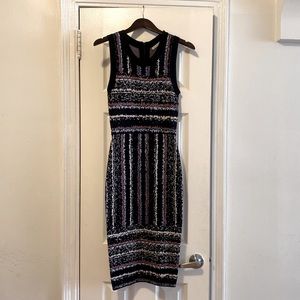 Rachel Roy sleeveless midi sheath dress - stretchy knit, Women’s size XS